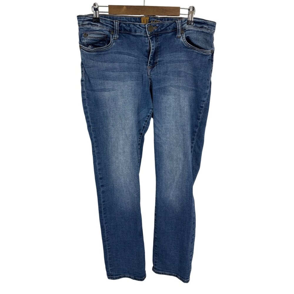 Kut From the Kloth Womens Skinny Jeans Medium Wash Style KP570MA7 Size 14